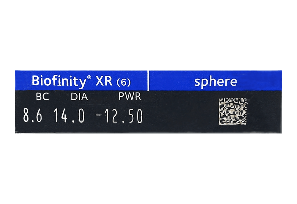 バイオフィニティ XR（4箱セット） レンズデータ